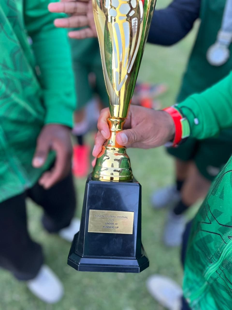 Fusion Football Festival 2025 — Under-13 Runners-Up trophy